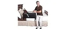 Stander 30" Safety Bed Rail with Padded Pouch, Folding Bedside Safety Guard Rail for Adults, Seniors, and Elderly, Under