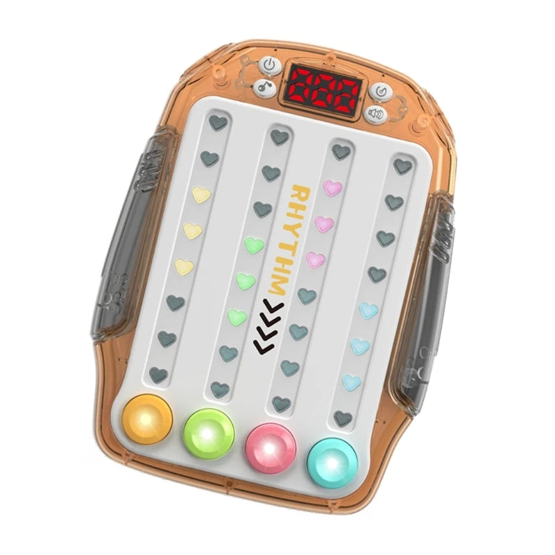 Hand Training Toy for Kids Children Handheld Puzzle Console Quick Push Game D46B