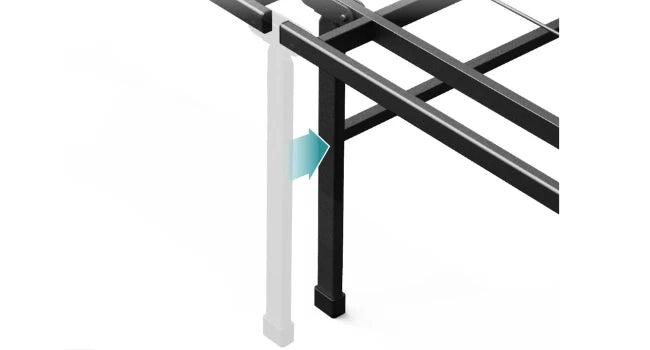Heavy Duty Mattress Foundation, 16 Inch Metal Platform Bed Frame, No Box Spring Needed, Sturdy Steel Frame