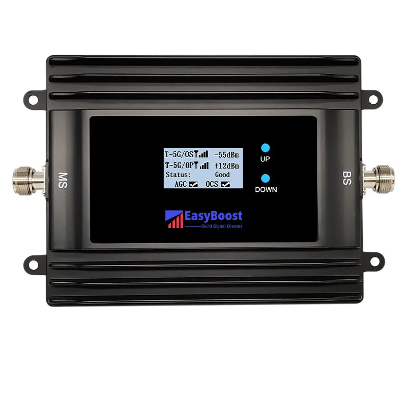 T-Mobile Signal Booster Unit with Power Supply, 5G, 4G, N71, B71, 600Mhz, Sprint, U.S.Cellular, Rogers App Monitoring