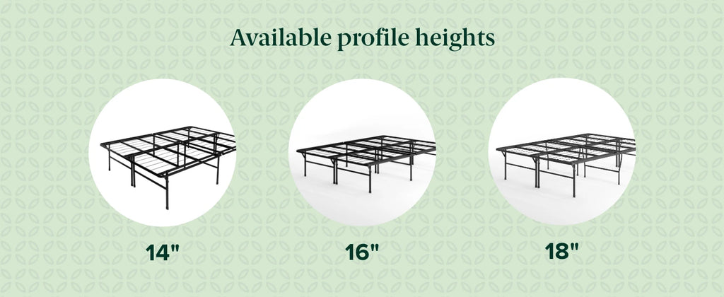 Heavy Duty Mattress Foundation, 16 Inch Metal Platform Bed Frame, No Box Spring Needed, Sturdy Steel Frame