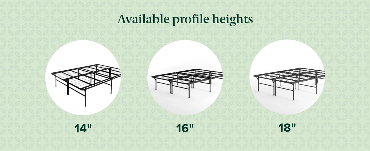 Heavy Duty Mattress Foundation, 16 Inch Metal Platform Bed Frame, No Box Spring Needed, Sturdy Steel Frame