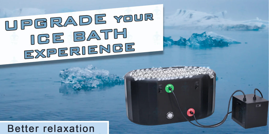 Inflatable Ice Bath Tub With Chiller,Cold Plunge for Recovery,Portable Outdoor Bathtub,Advanced Ice Tub with Temperature Control
