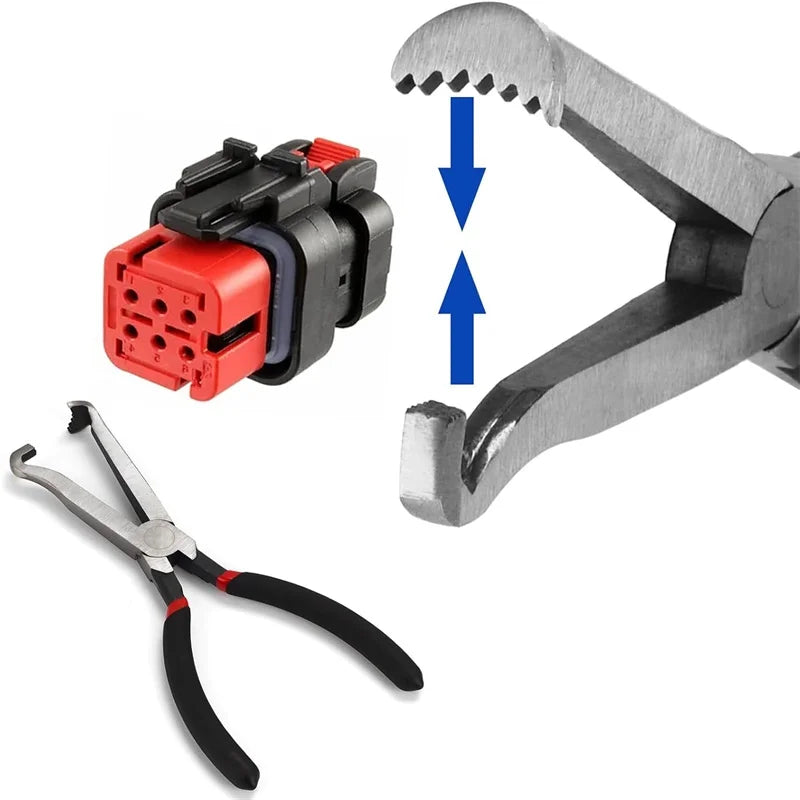Automotive Fuel Line And Electrical Disconnect Pliers Wire Removal Oil Pipe Separate Pliers Multi-purpose Car Repair Tool