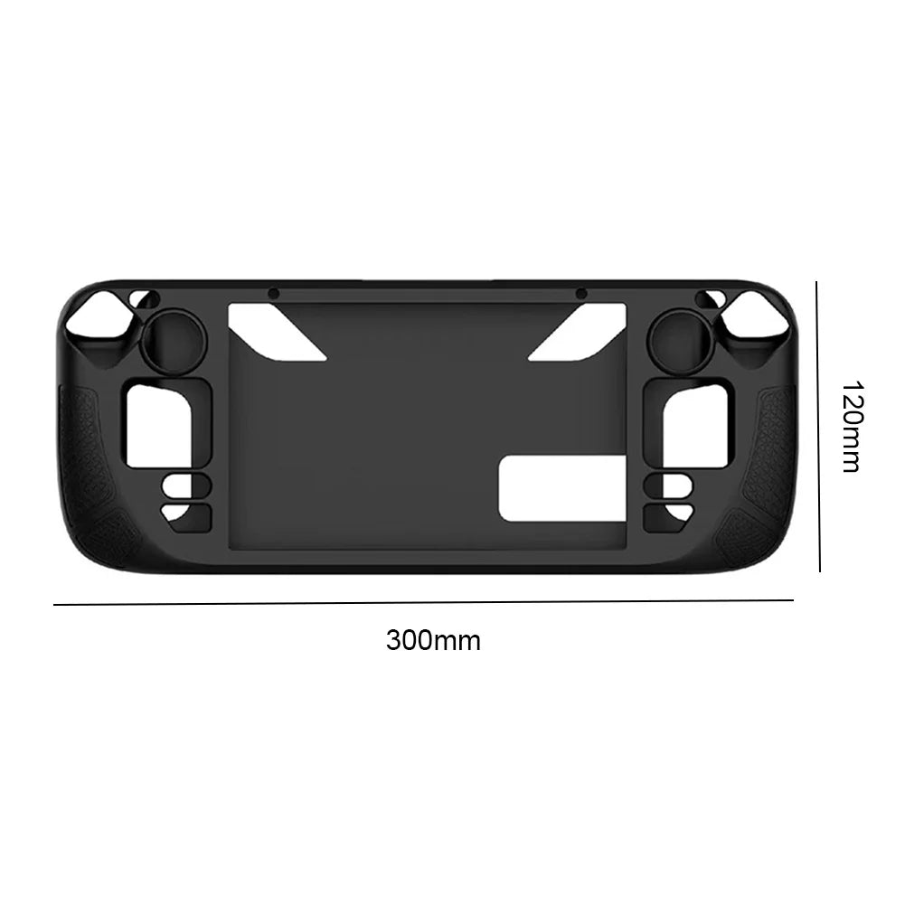 Silicone Case For Steam Deck OLED Game Console Full Protection with Bracket Cover Shell Anti-fall Protective Case for Steam Deck
