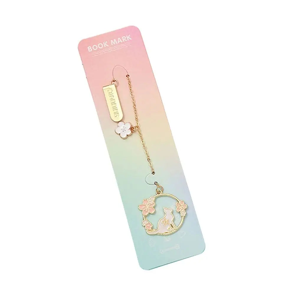Exquisite Metal Bookmark Cute Rabbit Hollow Book Page Marker Book Page Pagination