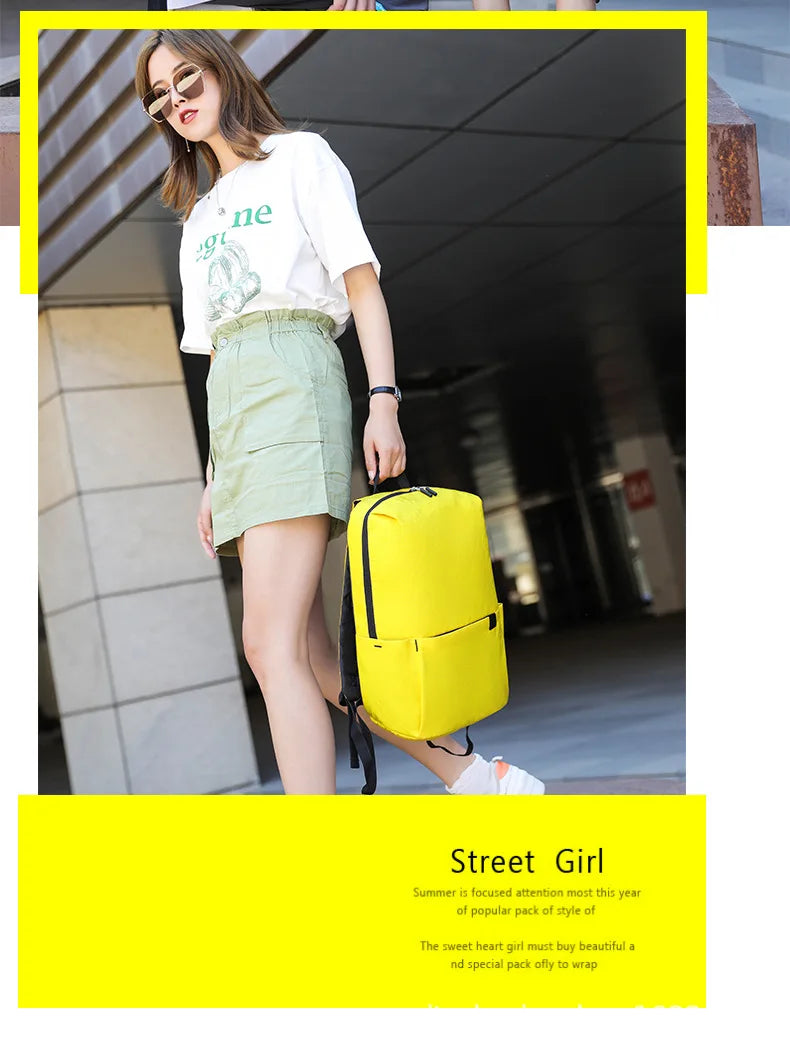 New Sports Backpacks for Unisex 10L Outdooor High Capacity Oxford Waterproof College Backpack Women Men Travel School Bags