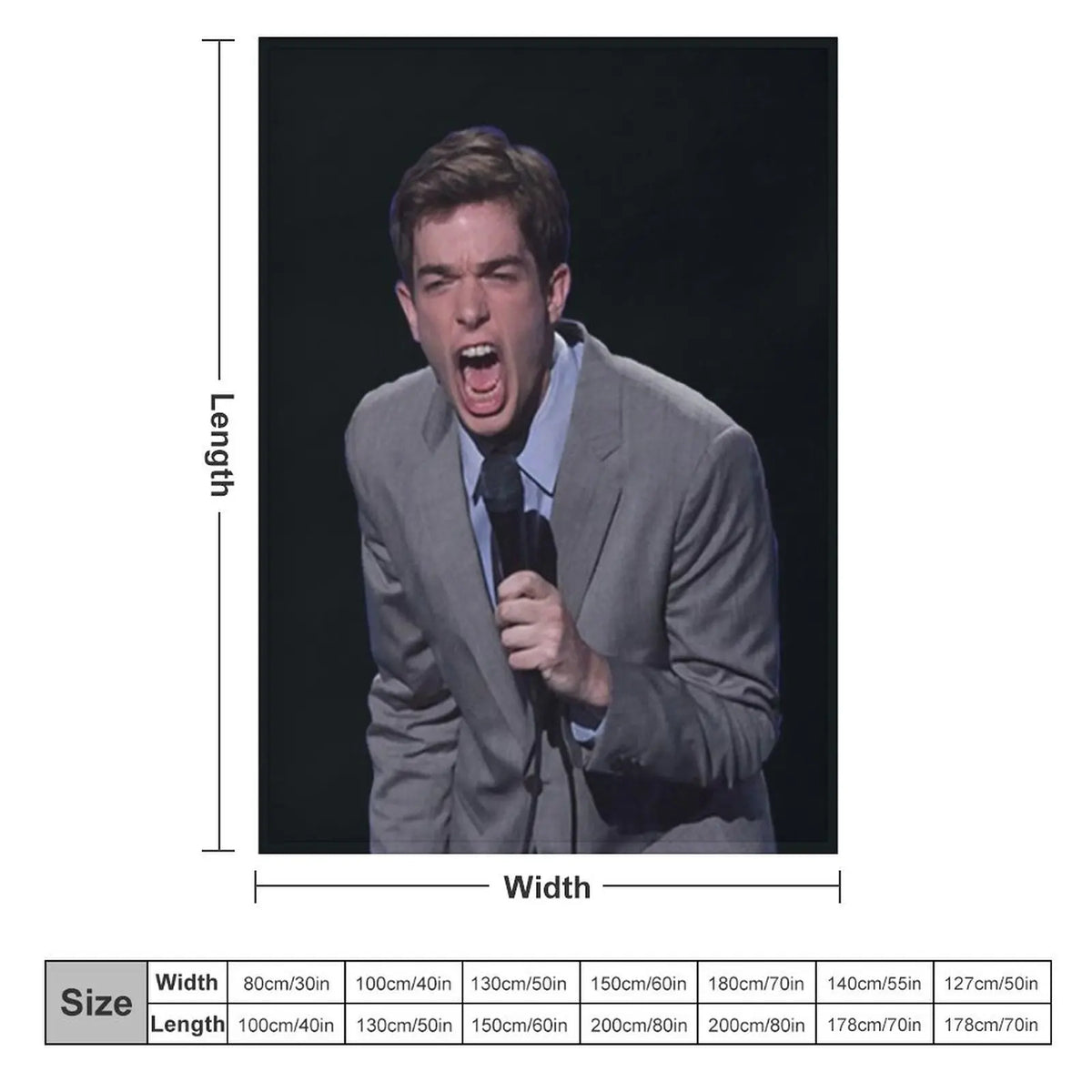 John Mulaney Throw Blanket Weighted Decorative Sofa Blankets