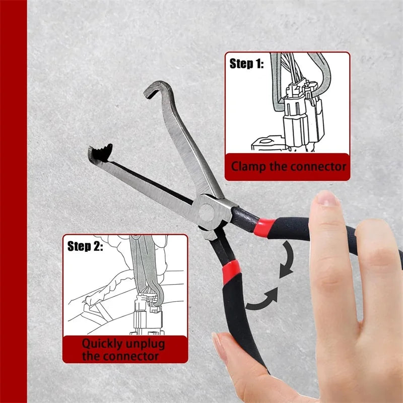Automotive Fuel Line And Electrical Disconnect Pliers Wire Removal Oil Pipe Separate Pliers Multi-purpose Car Repair Tool