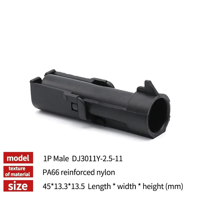 5/20/100sets 1 2 3 4 6Pin Way Delphi 2.5 GM Automotive Female Male Weather Pack Electrical Socket Plug Automobile Connectors
