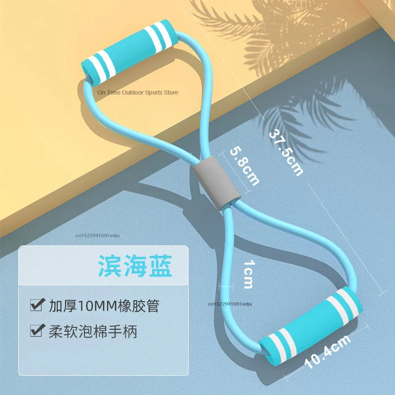 New Resistance Bands with Foam Sport At Home Yoga Fitness Accessories Rubber Pull Rope Training and Exercise Equipment for Women