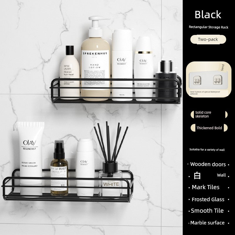 Punch-Free Wall Hanging Washstand Cosmetic Shelf