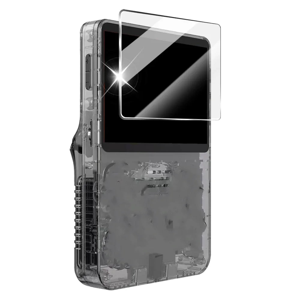Case With Lanyard For R36S Console Soft Silicone Skin Shell Cover Full Protection Anti-Scratch Protector Game Accessories