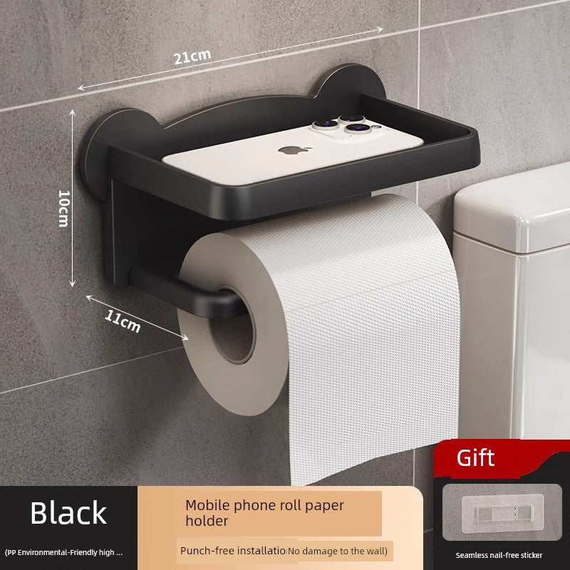 Bathroom Storage Rack Wall Hanging Waterproof Tissue Box