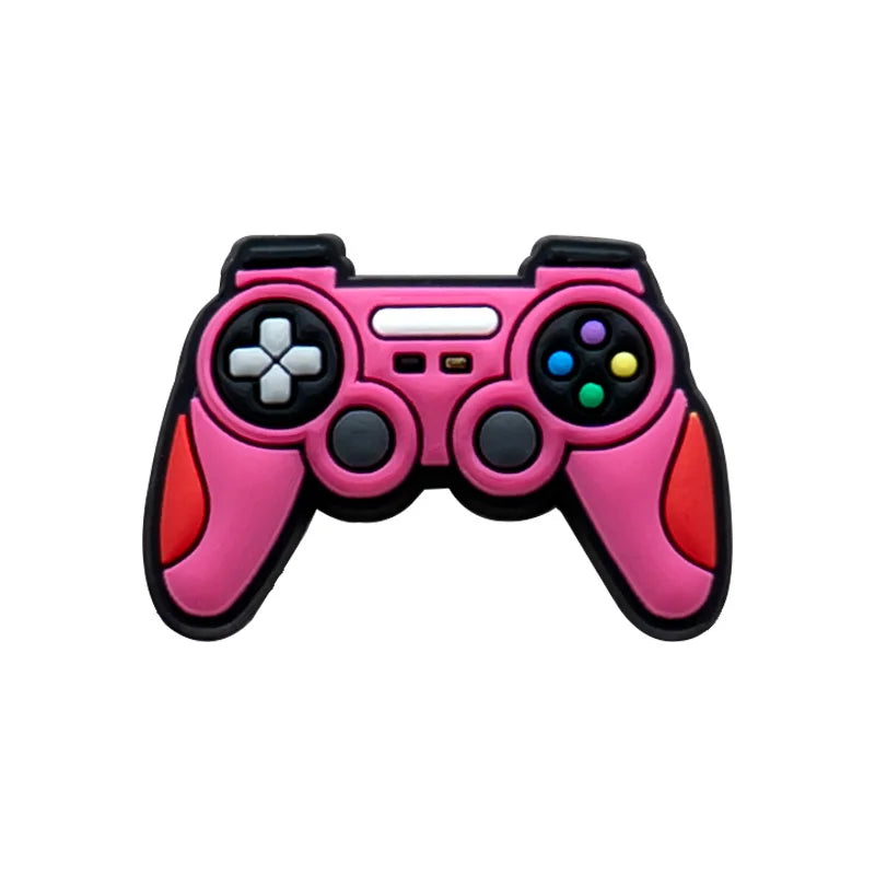 1-13pcs Shoe Charms Game Console Gamepad Shoe Decorations Pins for Men Boy Favor Gifts Clog Accessories Clog Buckle Fit Sandals