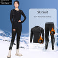 Ski Female Heattech Close-Fitting Fleece Hiking Quick Drying Clothes