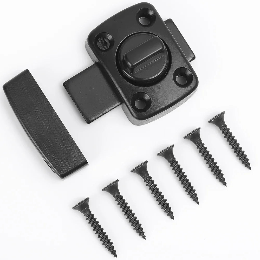 Kids Safety Drawer Locks Clasp Door Bolt Type Interior Perforated Latch Door Lock Universal Safety Lock Bedroom Anti-theft Locks