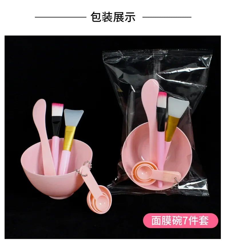 Face Mask Mixing Bowl Set DIY Facemask Mixing Tool with Silicone Mask Bowl Makeup Brushes Spatula Beauty Skin Care Beauty Health