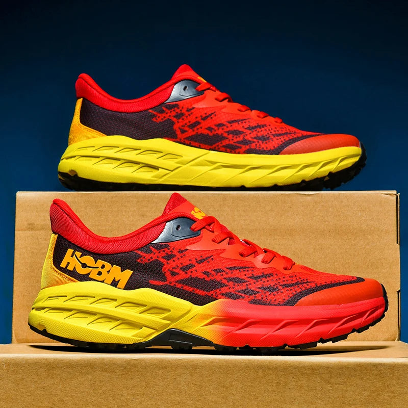 Sneakers Men Sports Running Shoes Casual Marathon Breathable Lightweight Comfortable Athletic Nonskid Walking Sneakers Outdoors