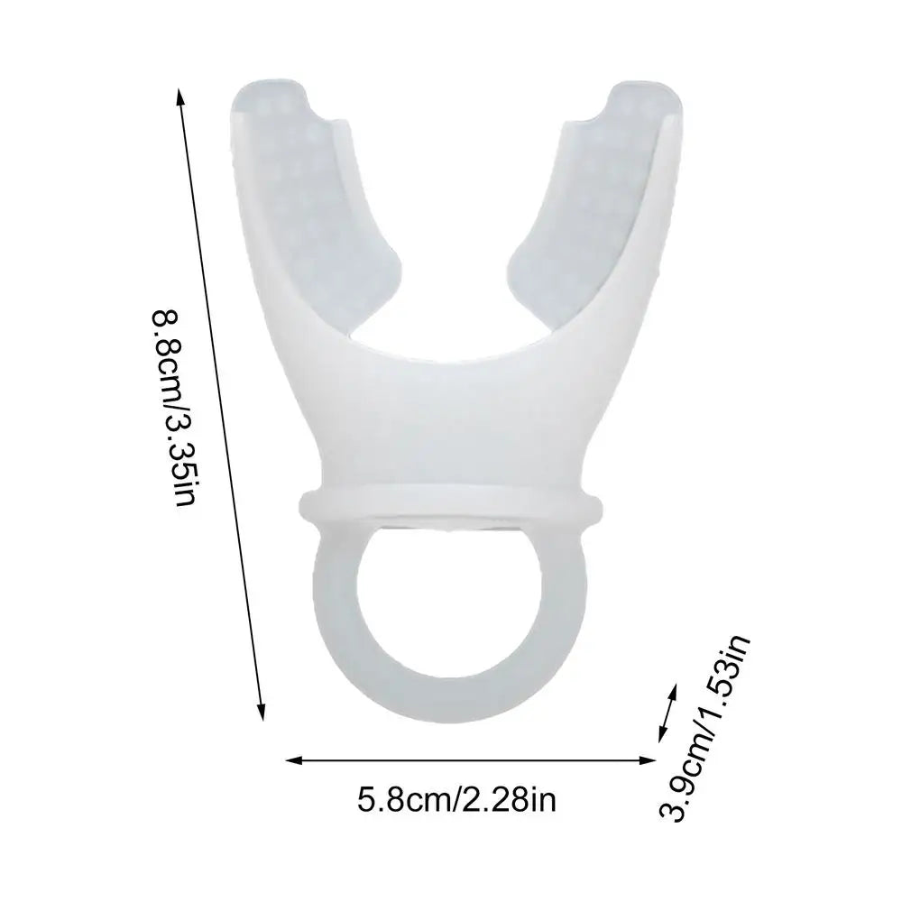 Respiratory Muscles Trainer Portable Lightweight Lung Exerciser Compact Silicone Breathing  Muscle Trainer Exercise Device