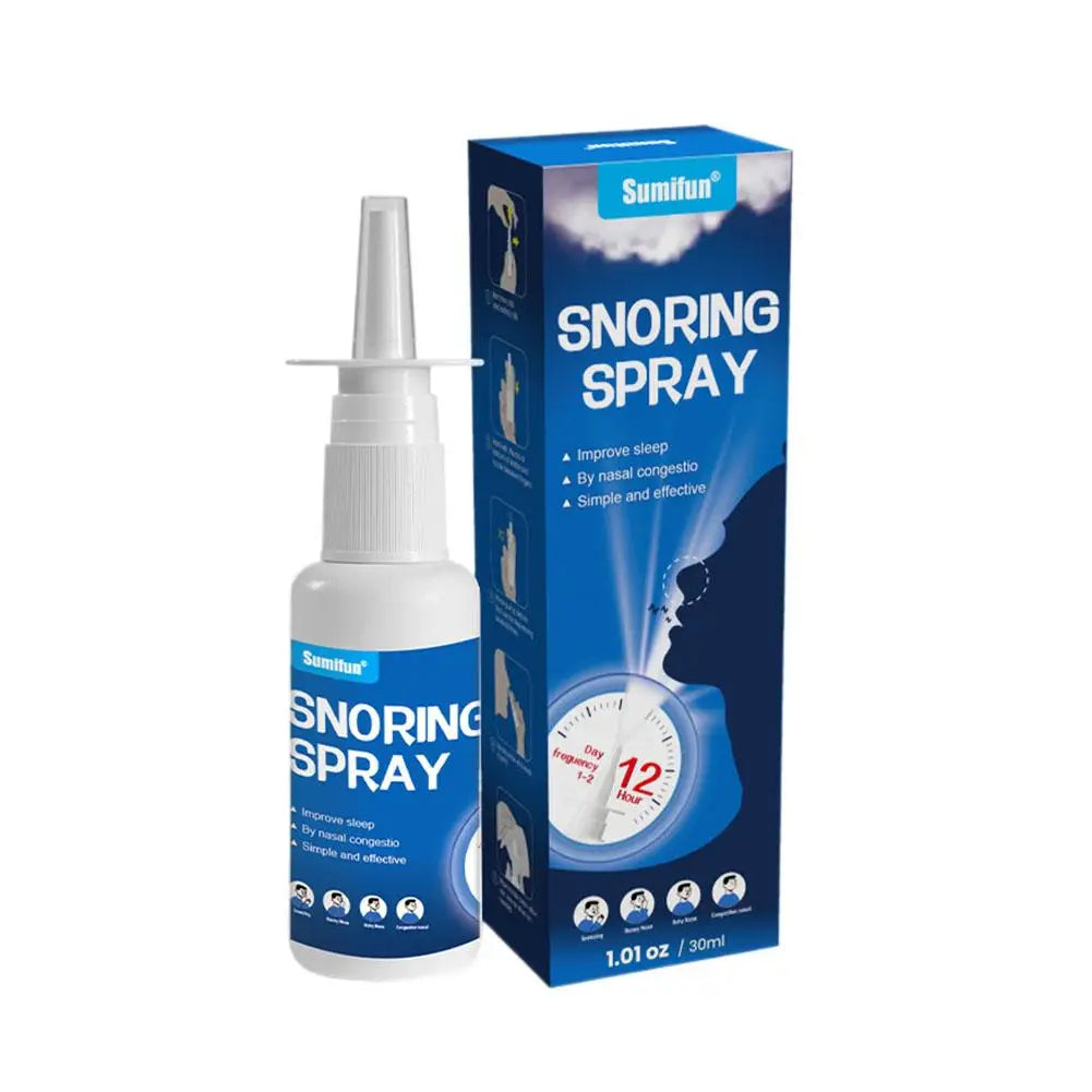 30ML MEN Anti Snoring Spray Stop Snore Throat Relief Sleeping Nose Cold Sneezing Better Care Relief Liquid Health Breath Easier