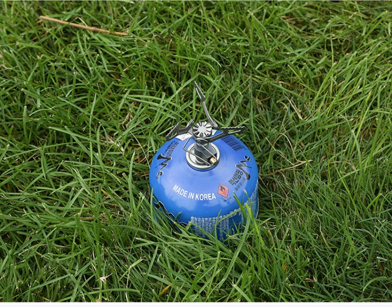 BRS-3000T Titanium Mini Camping Gas Burners 25g 2700W One-Piece Pocket Stove Outdooor Hiking Folding Cooking Furnace Portable