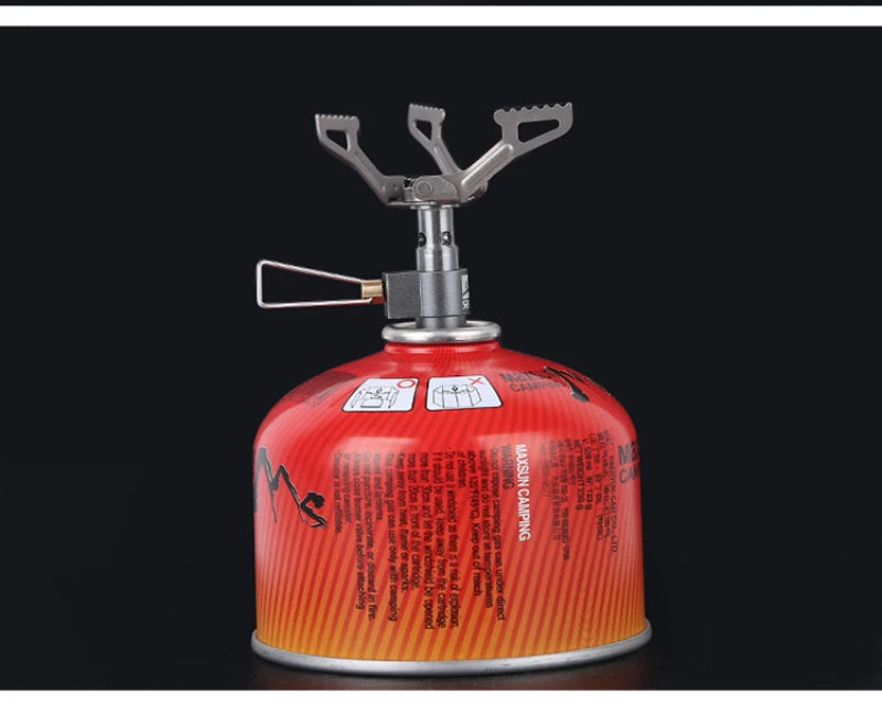 BRS-3000T Titanium Mini Camping Gas Burners 25g 2700W One-Piece Pocket Stove Outdooor Hiking Folding Cooking Furnace Portable