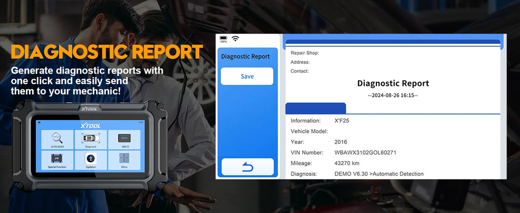 XTOOL D5S Car Diagnostic Tool Gearbox ABS EPB SRS Engine System Scanner 15 Resets Service OBD2 Scanner All Function Free Update