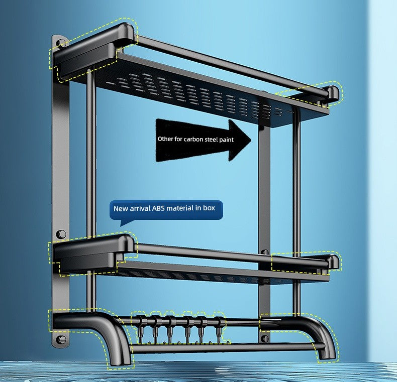 Punch-Free Draining Stainless Steel Wash Table Rack