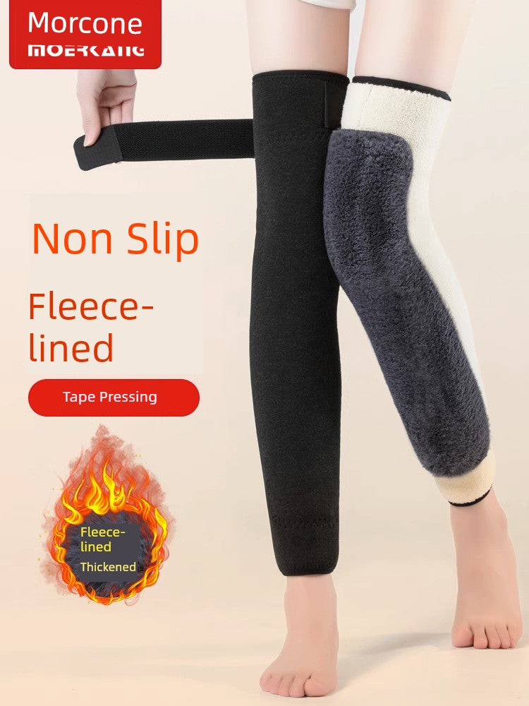 Non-Slip plus Velvet Heattech Old Cold Legs Fall and Winter Knee Pad
