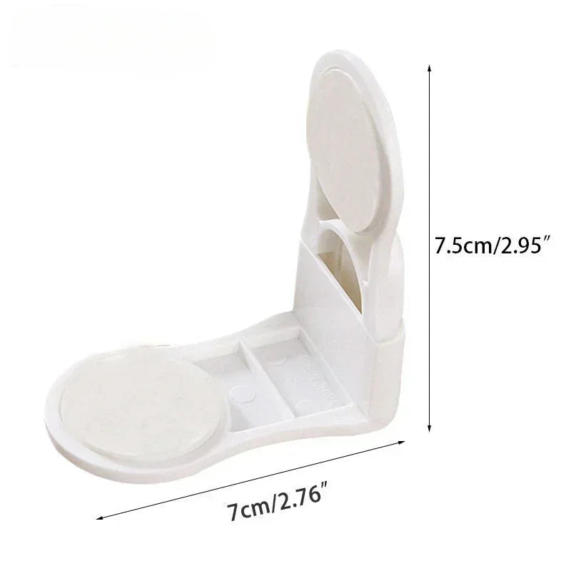Baby Safety Lock Drawer Anti-Pinching Hand Cabinet Drawer Locks Plastic White Safety Buckle for Children Security Protection