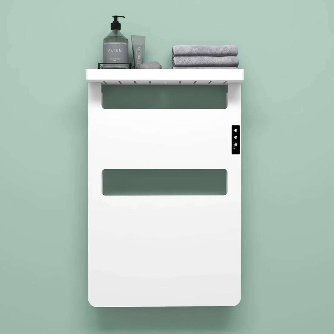Infrarotheizung bathroom accessories wall mounted electric towel warmer holder with smart touch control