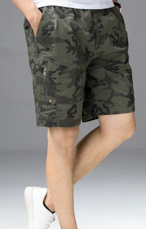 Male Short Pants Hiking Blue Camouflage Men's Cargo Shorts Camo Designer Jorts Streetwear Comfortable Y2k Clothing Young On Sale