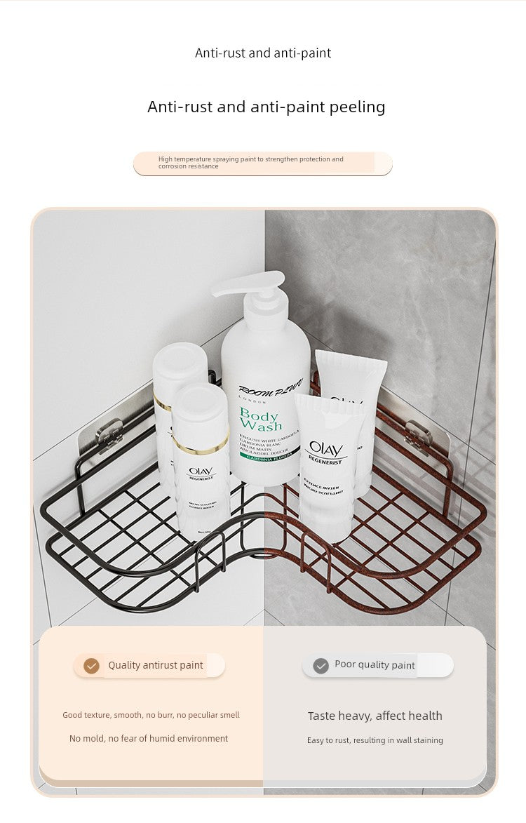 Punch-Free Wall Hanging Washstand Cosmetic Shelf