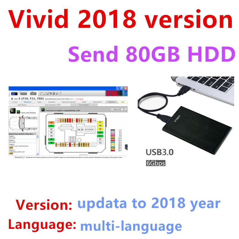 Newest Automotive Vivid 2018.01 (Atris-Technik) Europe Repair Software Atris Parts vivid 2018 software Free installation service