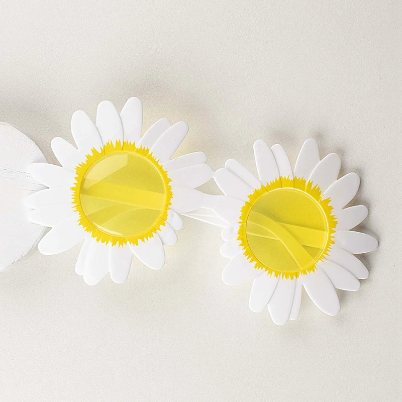 Funny Crazy Party Dress Glasses Sunflower Shape Sunglasses Accessories Novelty Costume Party Carnival Glasses Event Decoration