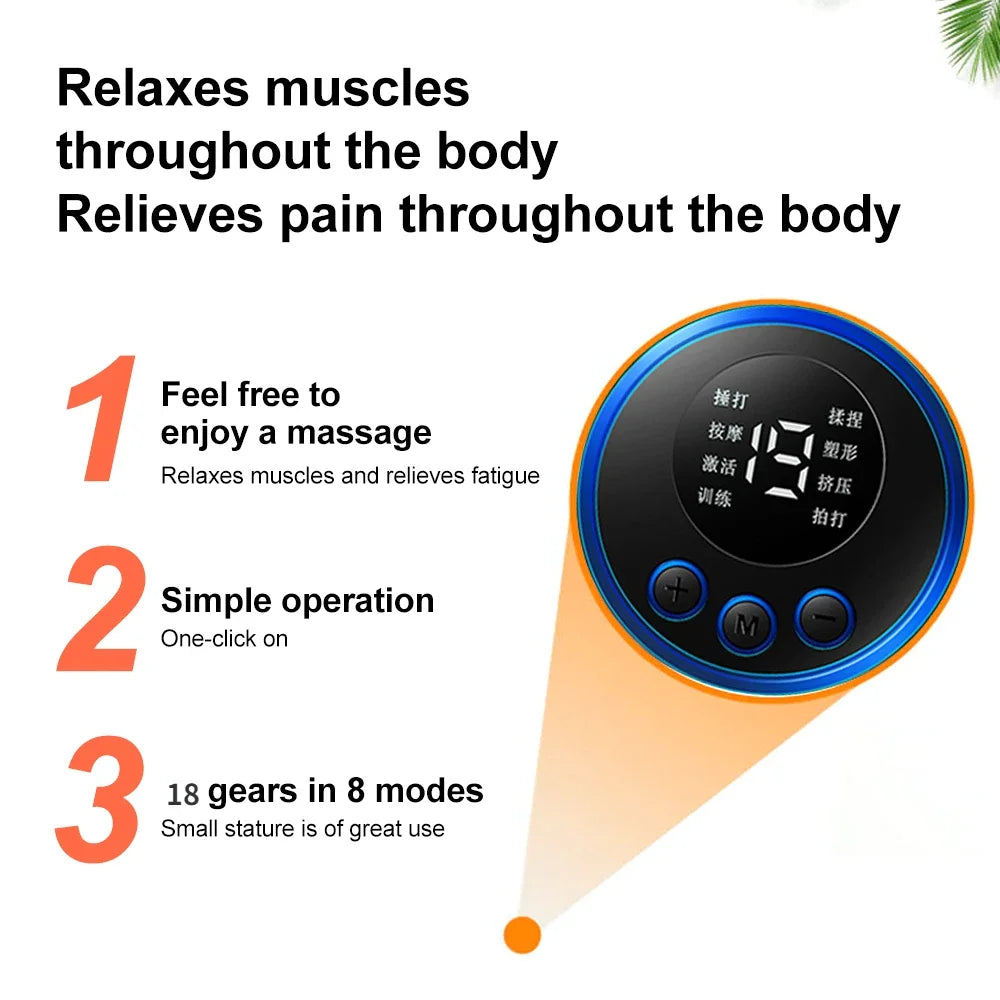 Xiaomi MIJIA Neck Massager Mini Cervical Back Muscle Pain Relief Patch Massageador Stimulator Mat Portable Body Health Care Tool