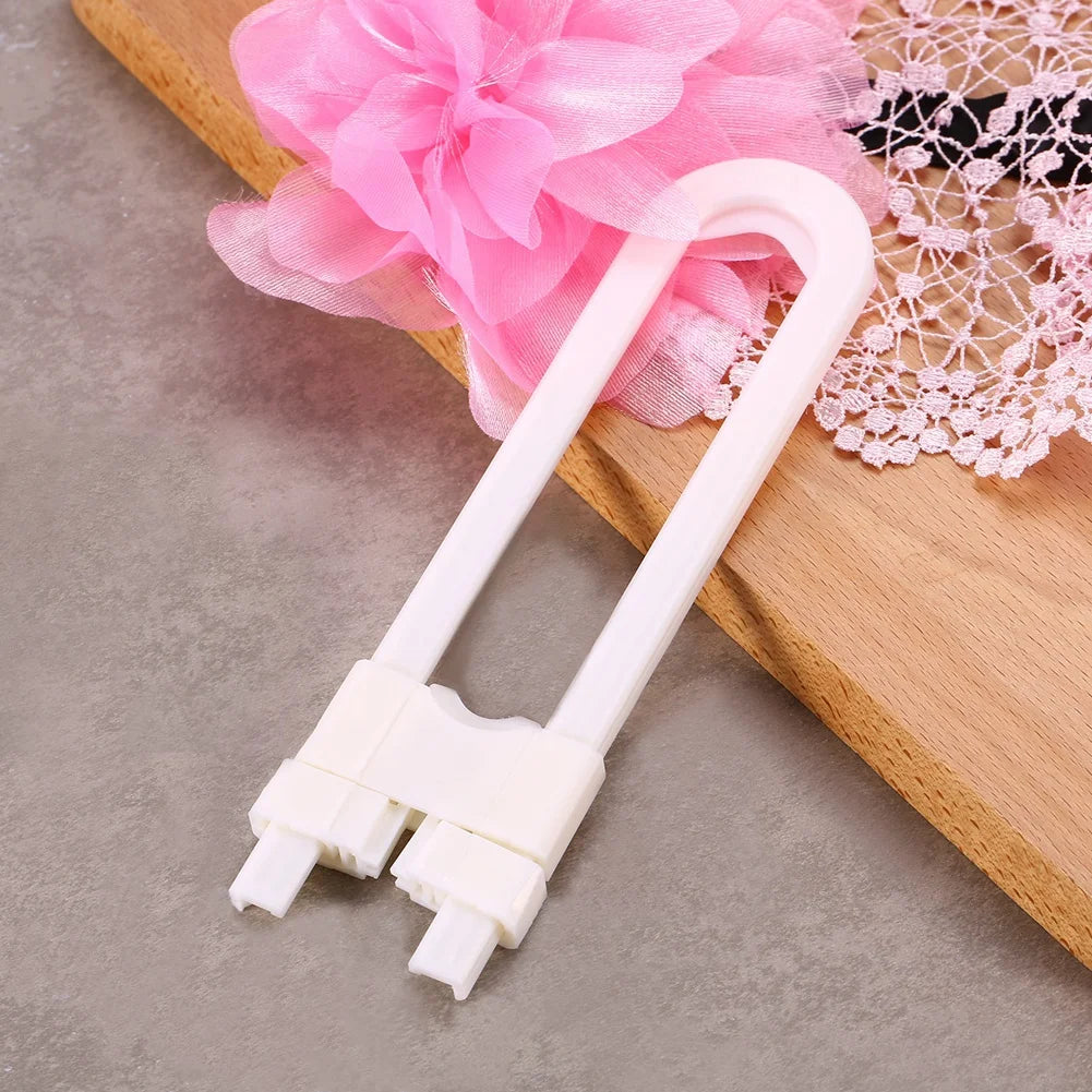 1PC U Shape Children Home Protection ABS Plastic Safety Lock Baby Safety Adjustable Multi-function Baby Cabinet Locks