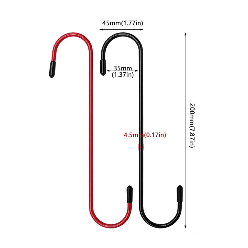 1/2PC Brake Caliper Hooks Automotive Repair Tool S Shape Hook Suspension Disc Service Brake Caliper Hanger Automotive Tools