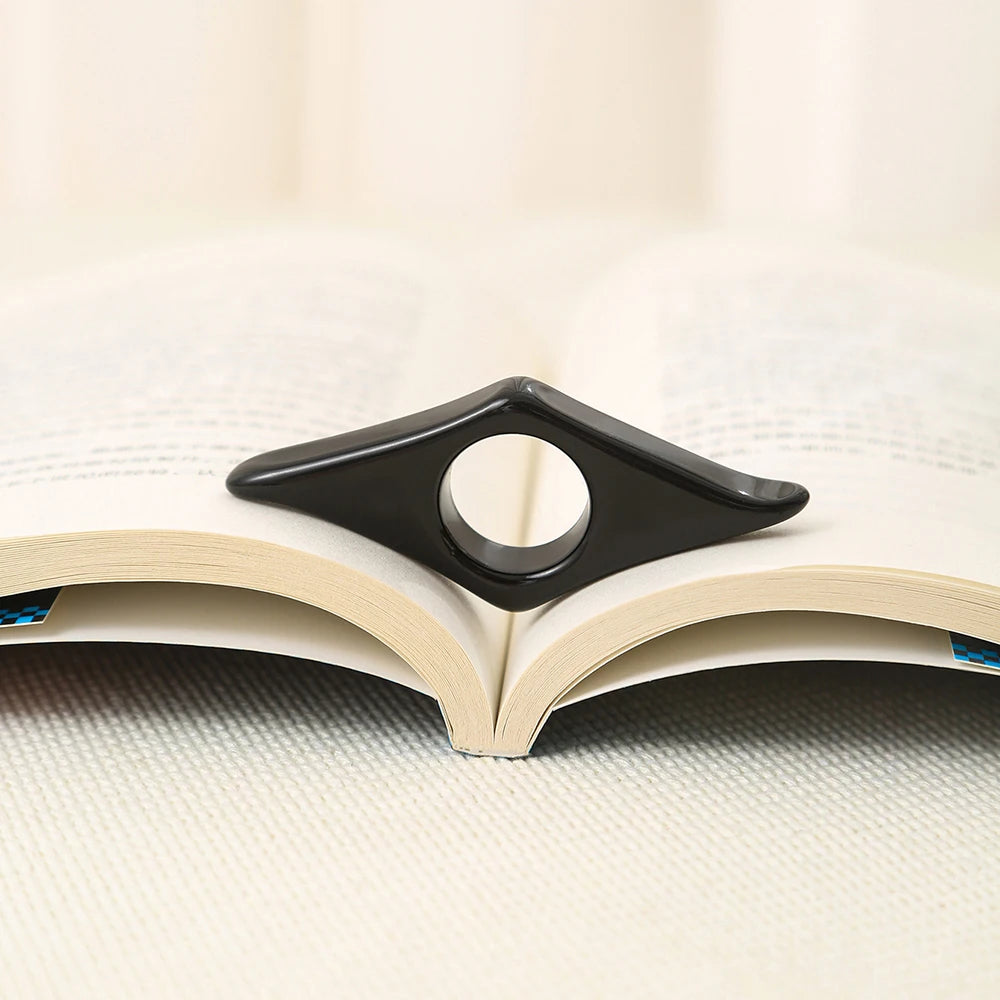 Resin Thumb Book Support Creative Book Expander Convenient Book Page Holder colorful Reading Aid Student School Office Supply