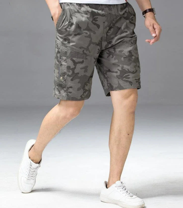Male Short Pants Hiking Blue Camouflage Men's Cargo Shorts Camo Designer Jorts Streetwear Comfortable Y2k Clothing Young On Sale