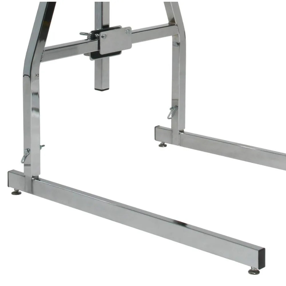 Bed Gurad Rail Lumex Versa-Helper Overhead Bed Trapeze Bar with Floor Stand, Supports 450 lbs, Chrome