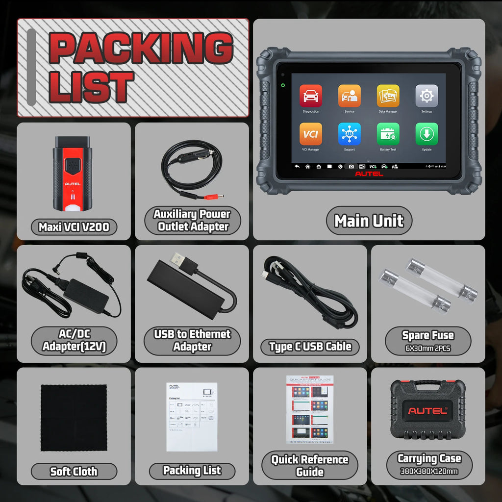 2025 Newest Autel MaxiCOM MK906PRO Diagnostic Tool, MK906 Pro OBD2 Auto Car Scanner ECU Coding 36+Service All System CAN FD DoIP