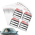 Oil Change Reminder Stickers 40PCS 2x2 Inch Service Reminder Labels Next Service Due Labels For Car Auto Vehicle Window