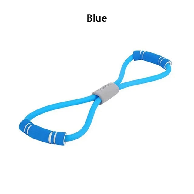 Figure 8 Rally Yoga Rubber Band, Stretch Belt, Open Shoulder, Pull Back, Elastic, Home, Men's and Women's Fitness Equipment