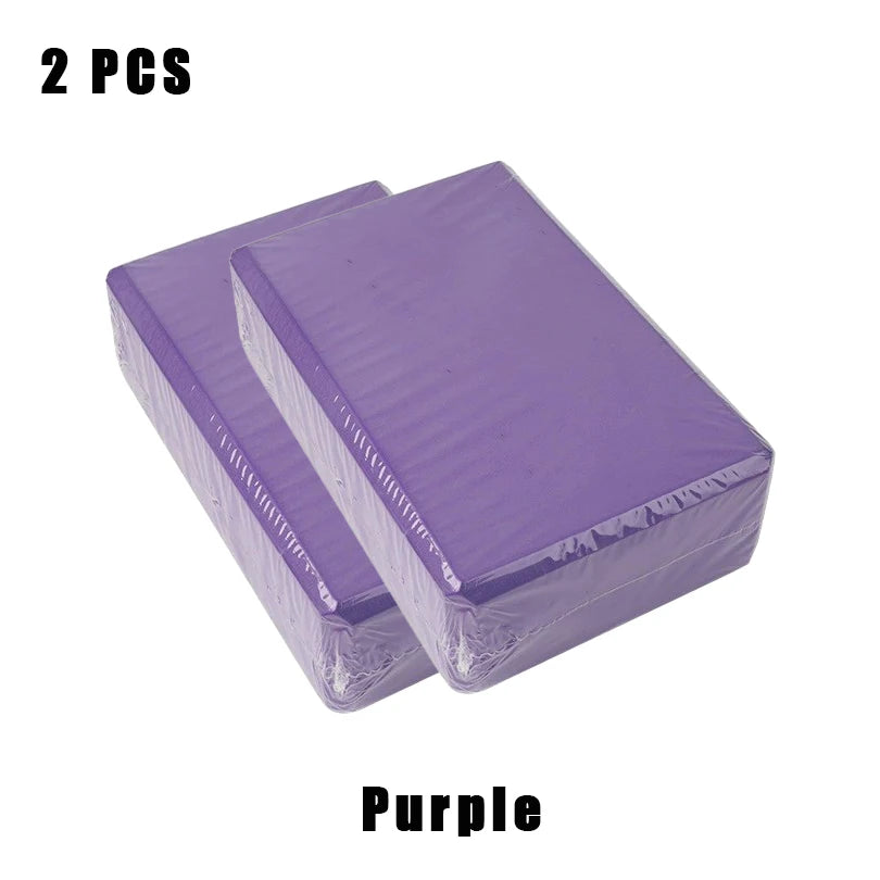 Yoga Cubes Blocks Building Pilates Bricks Sports Yoga Supplies Exercise Fitness Eva Reinforcement Mats Home Exercise Equipment