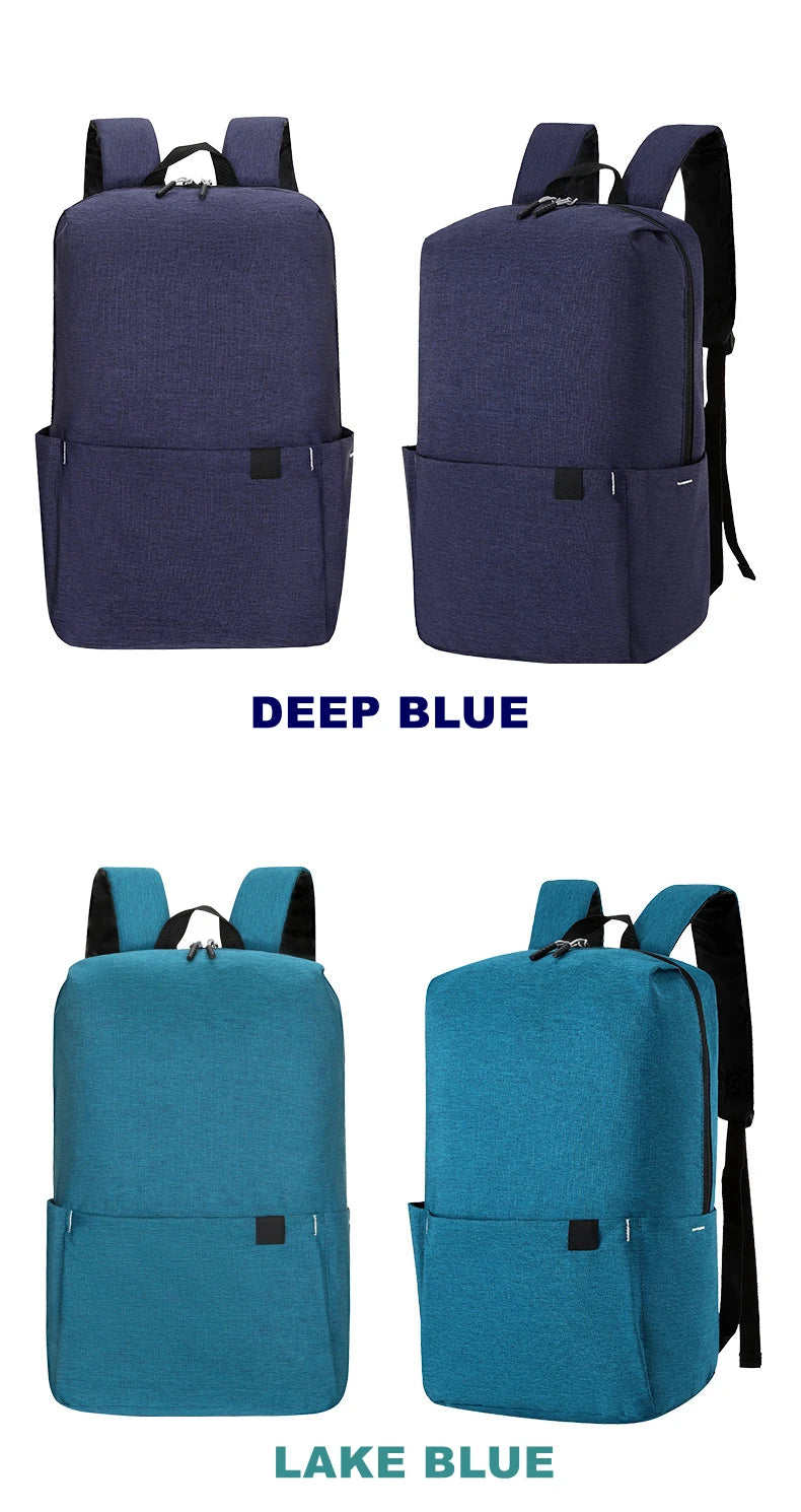New Sports Backpacks for Unisex 10L Outdooor High Capacity Oxford Waterproof College Backpack Women Men Travel School Bags
