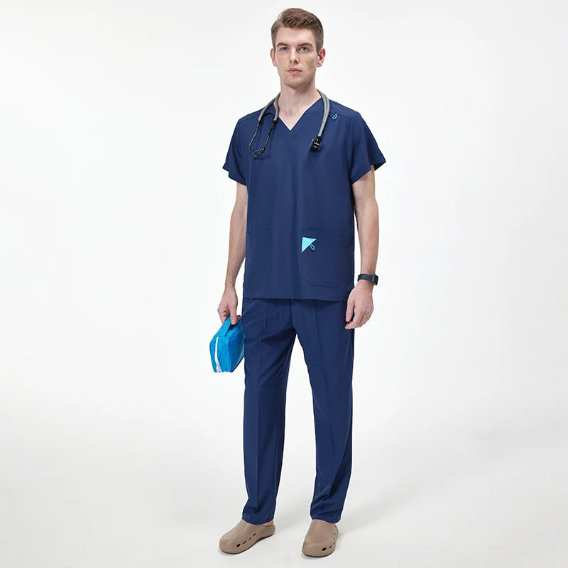 UltraAir™ Scrub Uniforms Nurse Performance Stretch Quick-Dry Healthcare Doctor Hospital Dental Pediatric Medical Scrubs S12