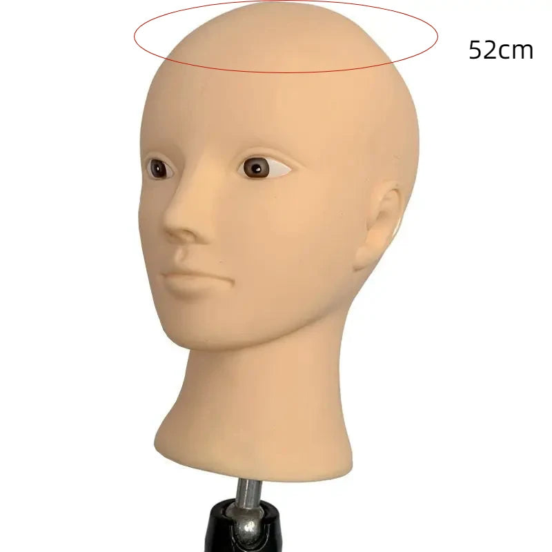 Female African Mannequin Head Without Hair For Making Wig Stand and Hat Display Cosmetology Manikin Training Head