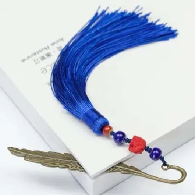 1PC Chinese Style Retro Metal Bookmark with Tassel Creative Plum Bossom Book Mark Students Stationery School Office Supply Gifts